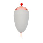Polystyrene fishing float, weight approximate 50 grams, white color